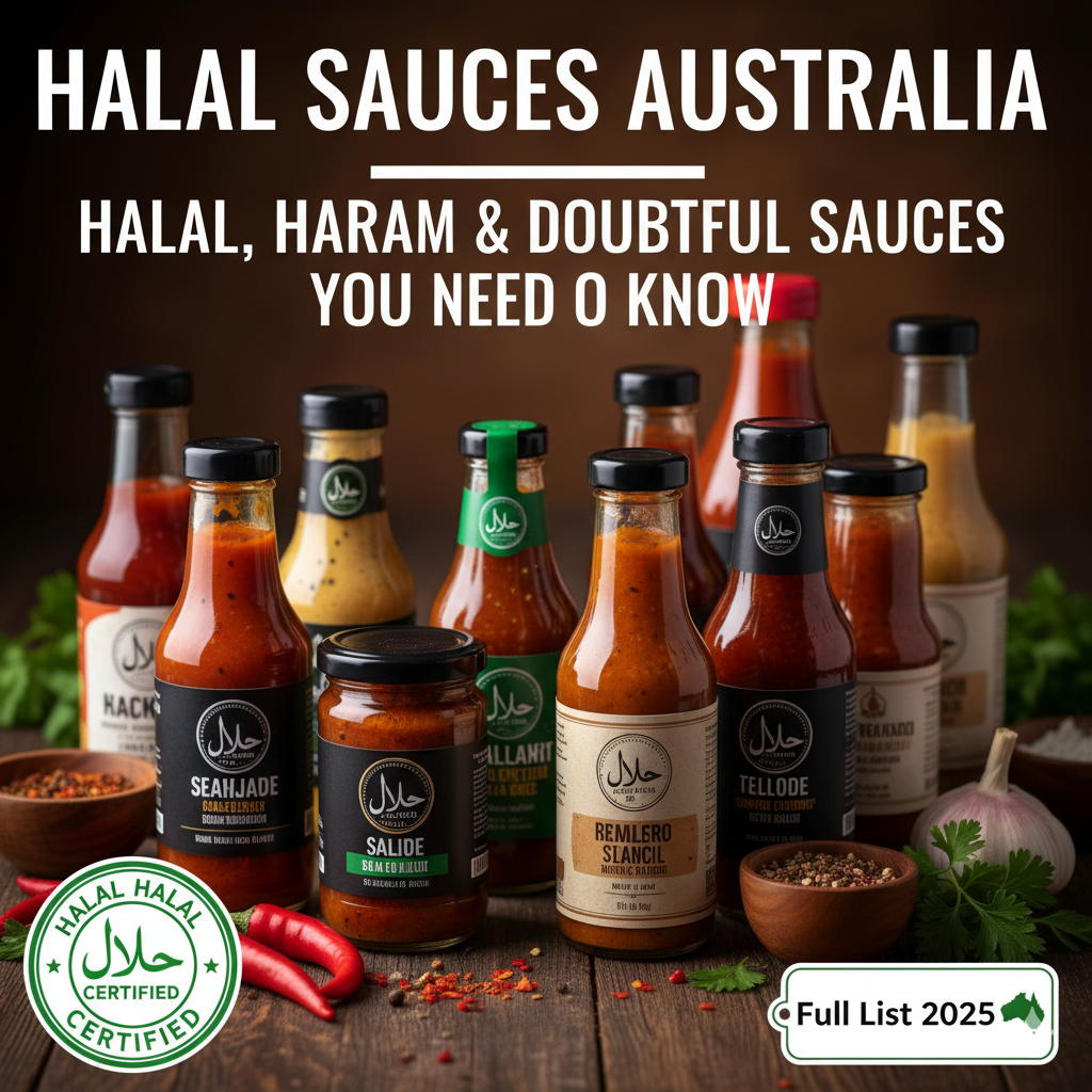 Halal Sauces in Australia: List of Halal, Haram & Doubtful Sauces You Need to Know